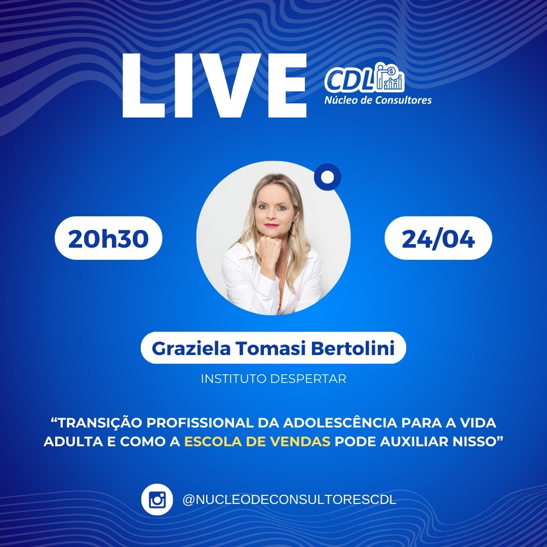 CDL Brusque realiza live sobre transição profissional