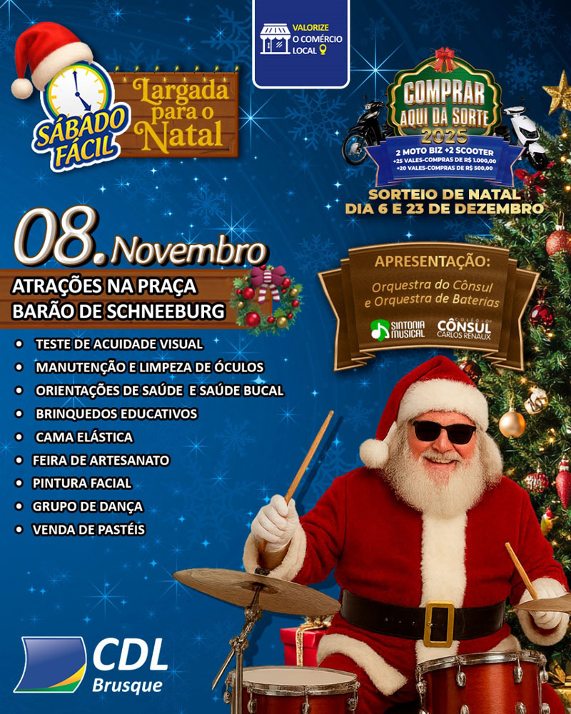 Último Sábado Fácil de 2025 dá início à temporada de Natal